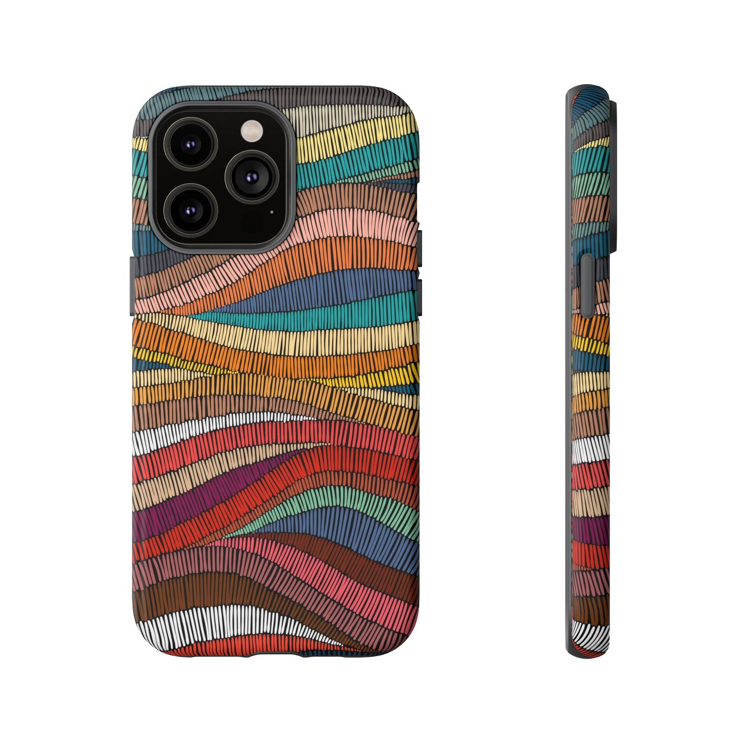 Threaded Harmony: Tapestry-inspired Phone Case for iPhone, Samsung Galaxy and Google Pixel devices