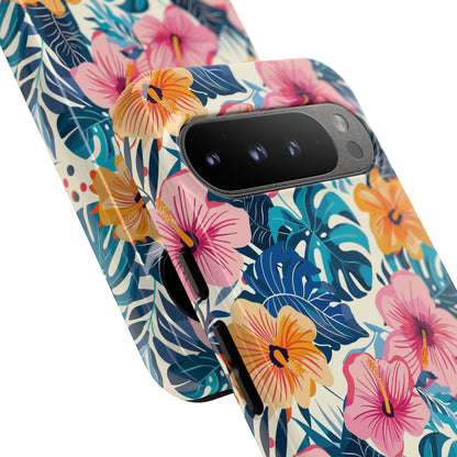 Hibiscus Bloom: Cute Floral Phone Case for iPhone, Samsung and Google Pixel