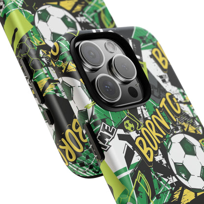 Born to Goal: Football-inspired phone case for iPhone and Samsung Galaxy