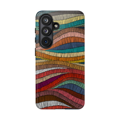 Threaded Harmony: Tapestry-inspired Phone Case for iPhone, Samsung Galaxy and Google Pixel devices
