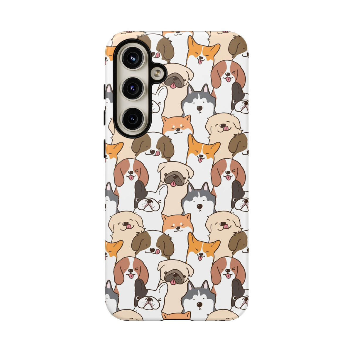 Cute Dogs Charm Phone Case for iPhone, Samsung Galaxy and Google Pixel devices