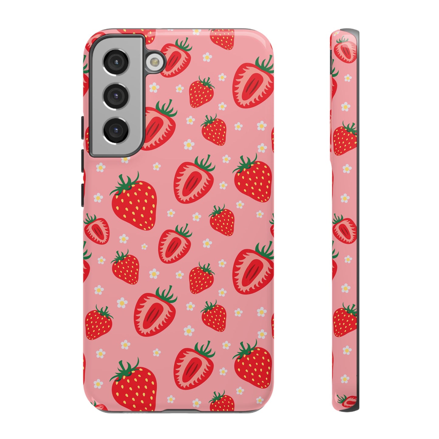 Berry Strawberry: Fruit-inspired phone case for iPhone, Samsung Galaxy and Google Pixel devices