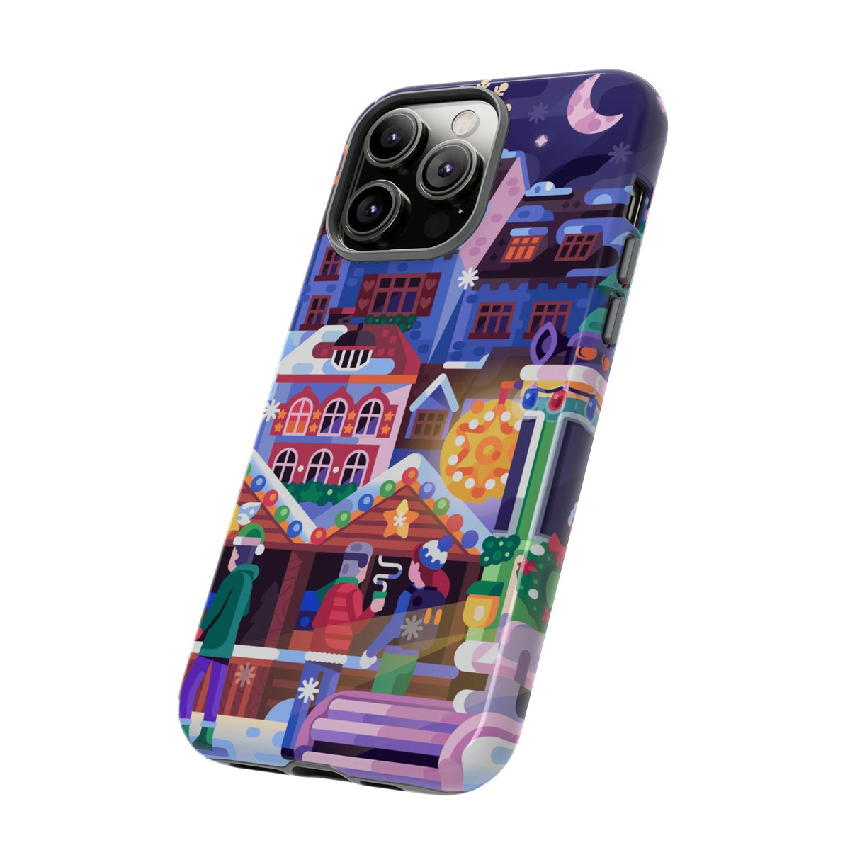 Christmas Fair in Old Town: Holiday-Themed case for iPhone, Samsung Galaxy and Google Pixel