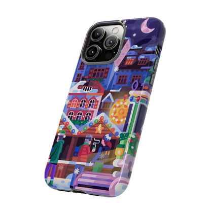 Christmas Fair in Old Town: Holiday-Themed case for iPhone, Samsung Galaxy and Google Pixel