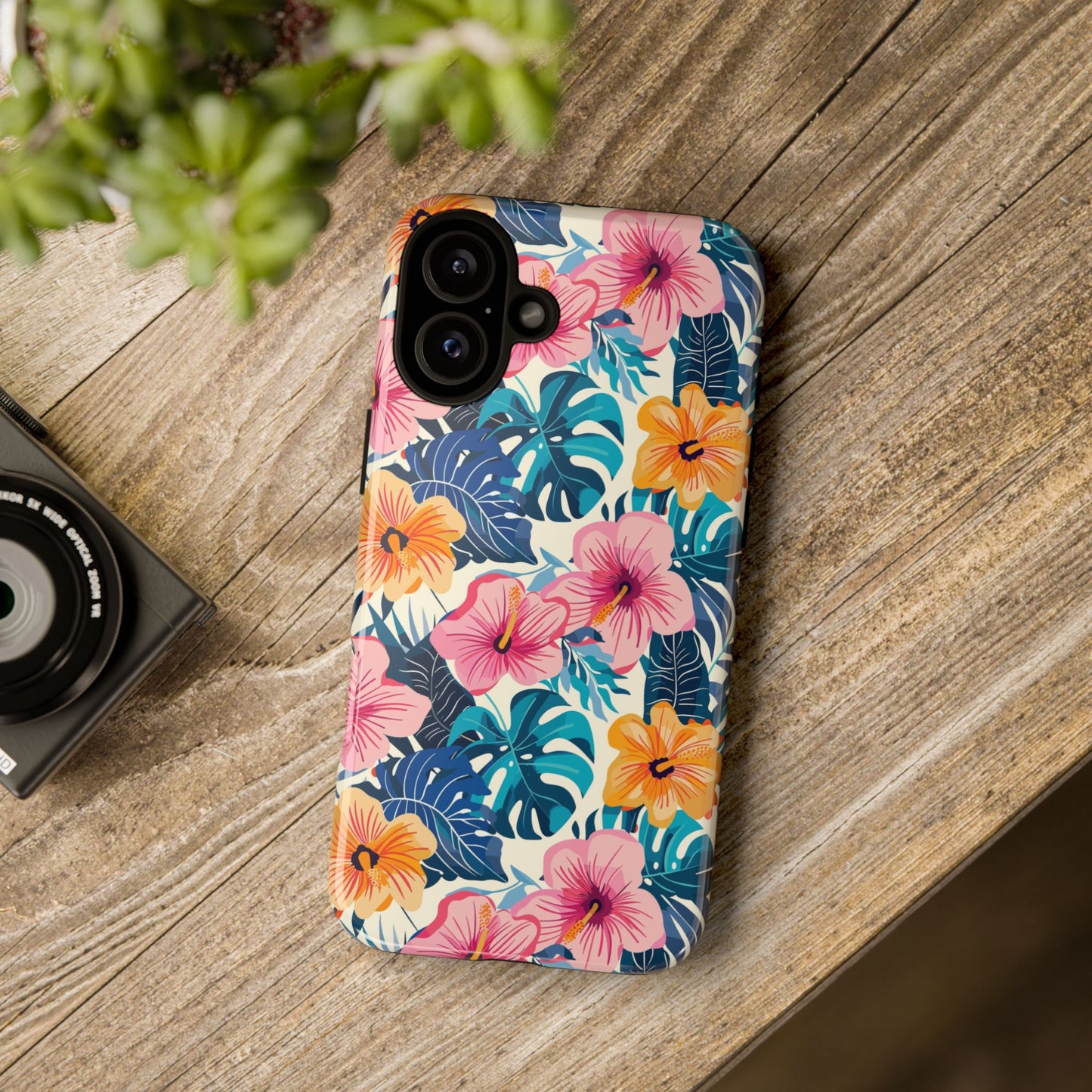 Hibiscus: Cute Floral Phone Case for iPhone, Samsung and Google Pixel