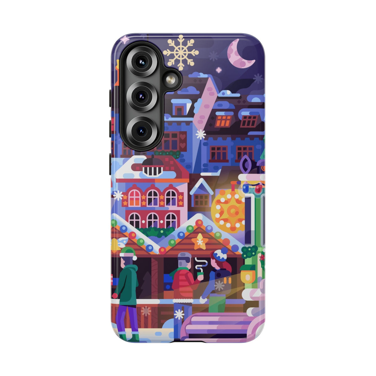Christmas Fair in Old Town: Holiday-Themed case for iPhone, Samsung Galaxy and Google Pixel