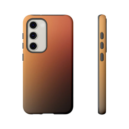 Midnight Peach: Luxury Phone Case for Samsung Galaxy Phones