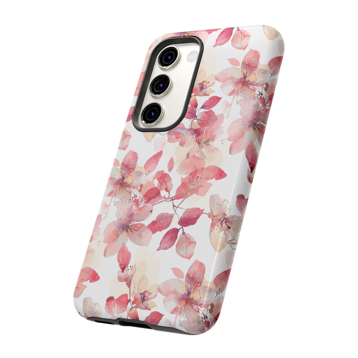Watercolor Flowers: Tough Case for iPhone, Samsung Galaxy and Google Pixel devices