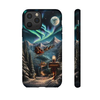 Santa Claus North Pole Adventure: Christmas Themed Phone Case for iPhone, Samsung Galaxy and Google Pixel devices