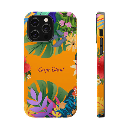 Carpe Diem: Colorful MagSafe Phone Case for iPhone