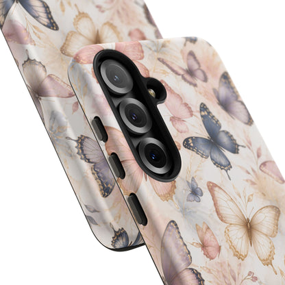 Butterfly Pastels Phone Case: Tough Case for iPhone and Samsung Galaxy devices