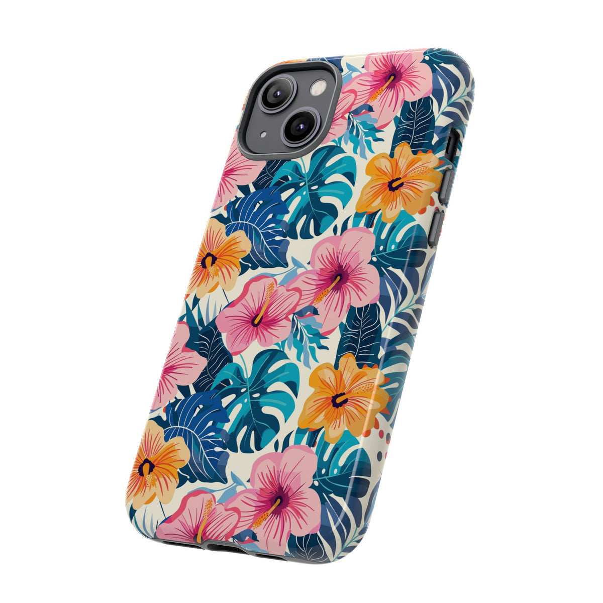 Hibiscus Bloom: Cute Floral Phone Case for iPhone, Samsung and Google Pixel