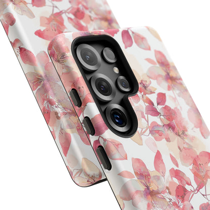 Watercolor Flowers: Tough Case for iPhone, Samsung Galaxy and Google Pixel devices