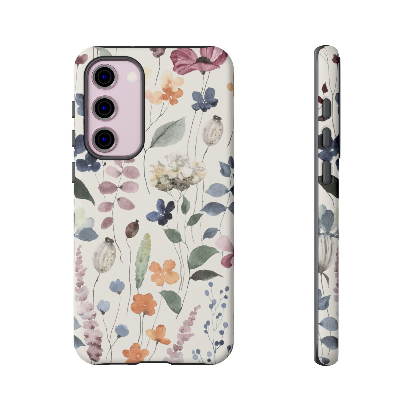 Floral prints phone case for iPhone, Samsung Galaxy and Pixel devices