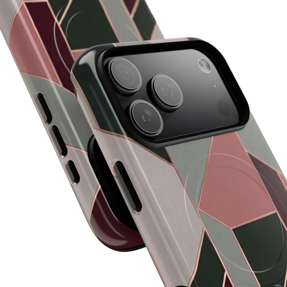 Geometric Luxe MagSafe Phone Case for iPhone