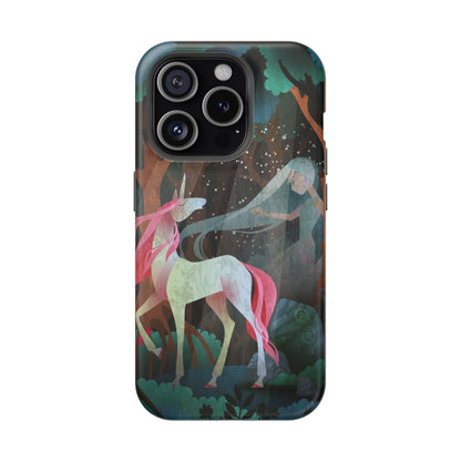 Fairy & Unicorn: Enchanted MagSafe Phone Case for iPhone