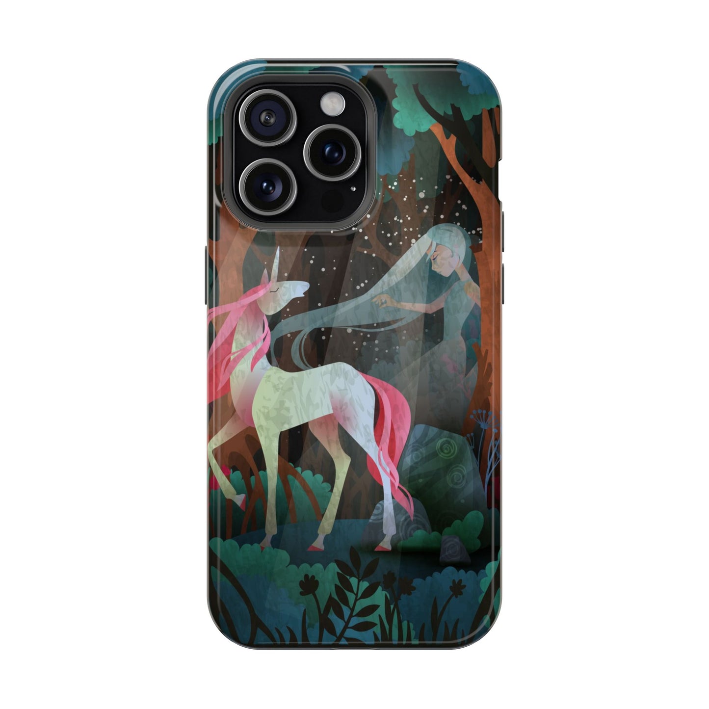 Fairy & Unicorn: Enchanted MagSafe Phone Case for iPhone