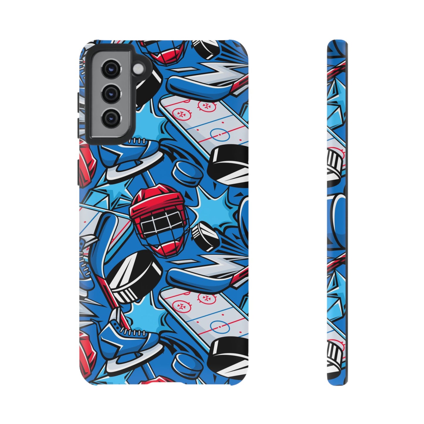 Ice Hockey PowerPlay: Sports-Inspired Phone Case for iPhone, Samsung Galaxy and Google Pixel devices