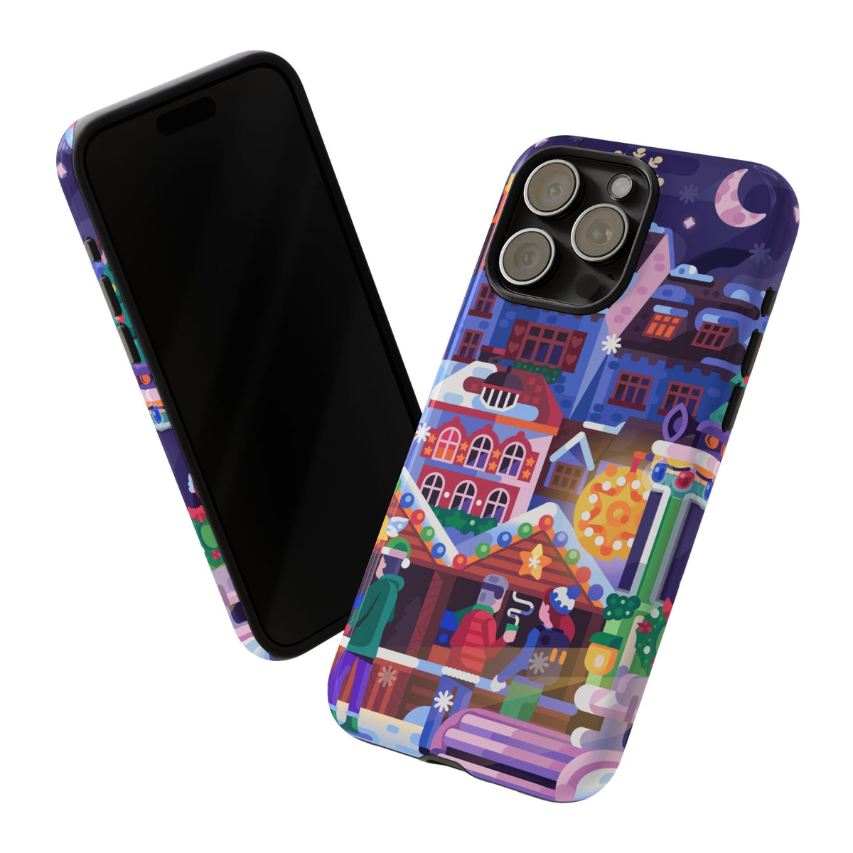Christmas Fair in Old Town: Holiday-Themed case for iPhone, Samsung Galaxy and Google Pixel