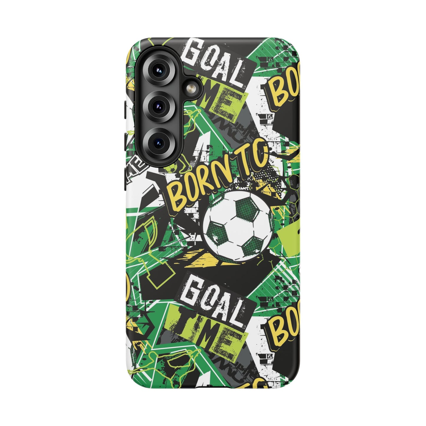 Born to Goal: Football-inspired phone case for iPhone and Samsung Galaxy