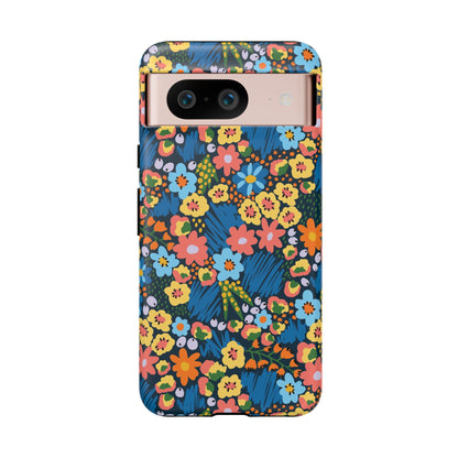 Bloom Burst: Color and Joy Themed Phone Case for iPhone, Samsung Galaxy and Google Pixel devices