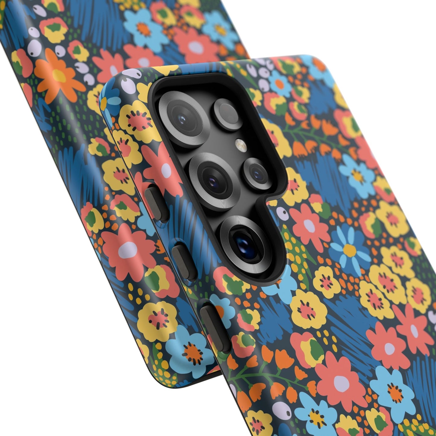 Bloom Burst: Color and Joy Themed Phone Case for iPhone, Samsung Galaxy and Google Pixel devices