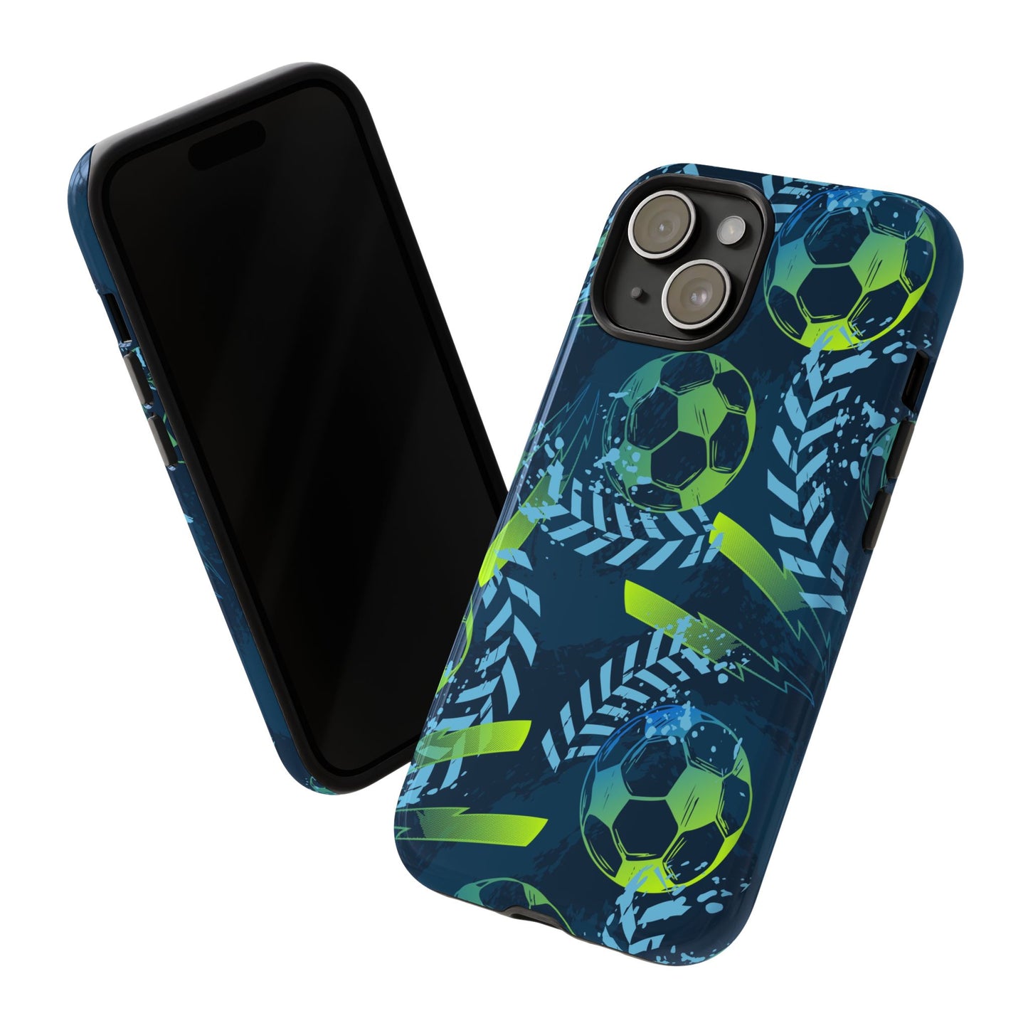 Football Grunge: Sporty Phone Case for iPhone, Samsung Galaxy and Google Pixel