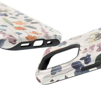 Floral prints phone case for iPhone (MagSafe version)