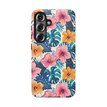 Hibiscus Bloom: Cute Floral Phone Case for iPhone, Samsung and Google Pixel