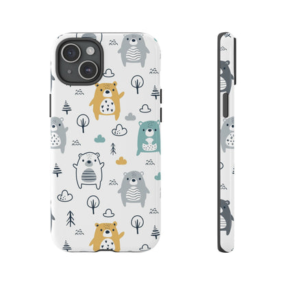 Bear Friends: Cute Phone Case for iPhone, Samsung Galaxy and Google Pixel devices