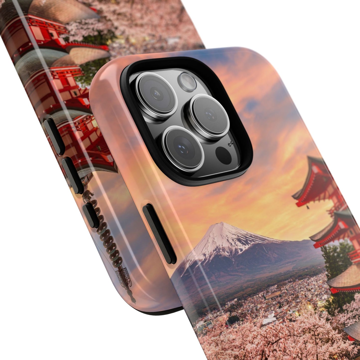 Cherry Blossoms Mt. Fuji phone case for iPhone, Galaxy and Pixel devices
