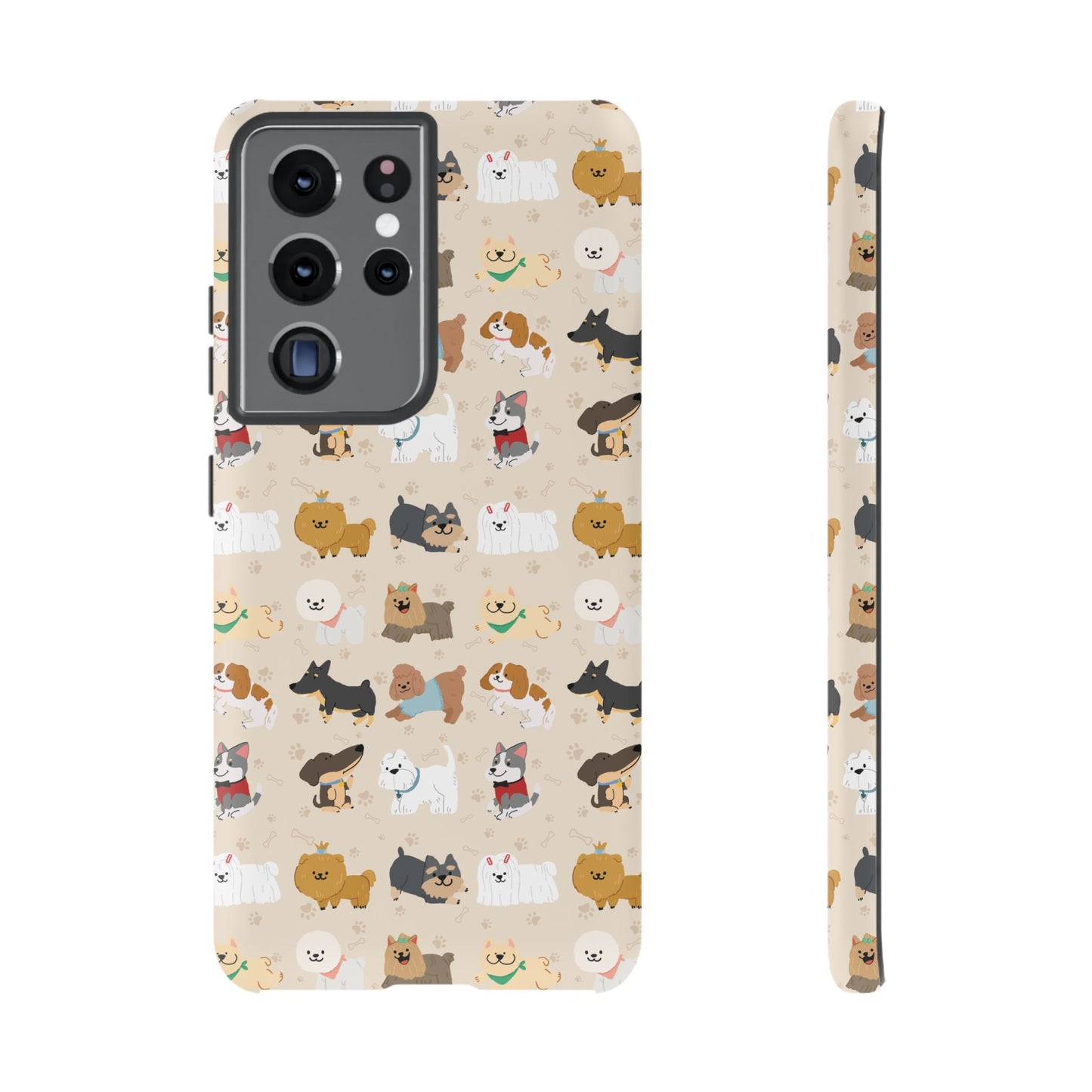Cute Dogs: Tough Case for iPhone, Samsung Galaxy and Google Pixel devices