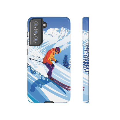 Glacier Rush: Ice Ski inspired phone case for iPhone, Samsung Galaxy and Google  Pixel devices