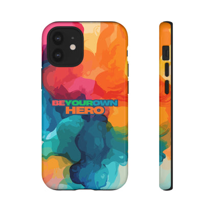 Be Your Own Hero: Inspiring Quote Phone Case for iPhone, Samsung Galaxy and Google Pixel