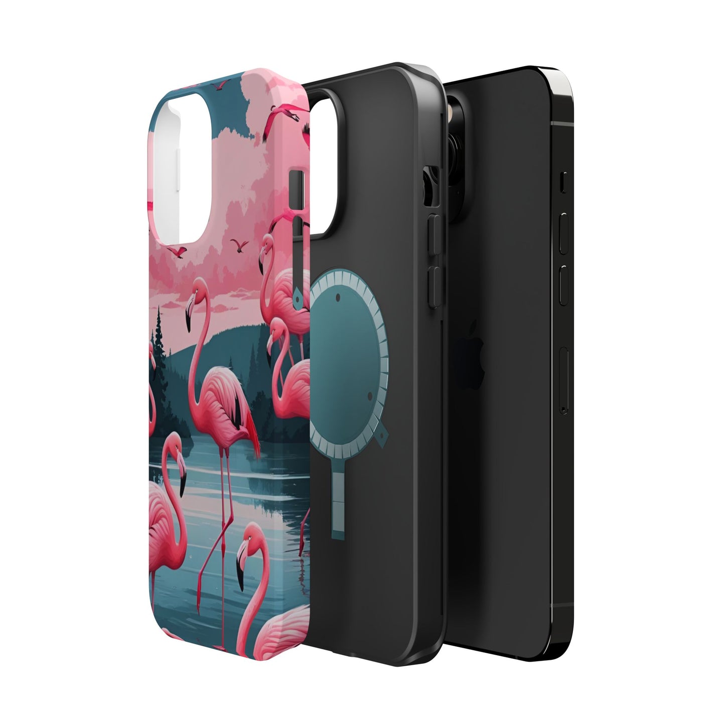 Velvet Skies Flamingo Case MagSafe phone case for Apple iPhone