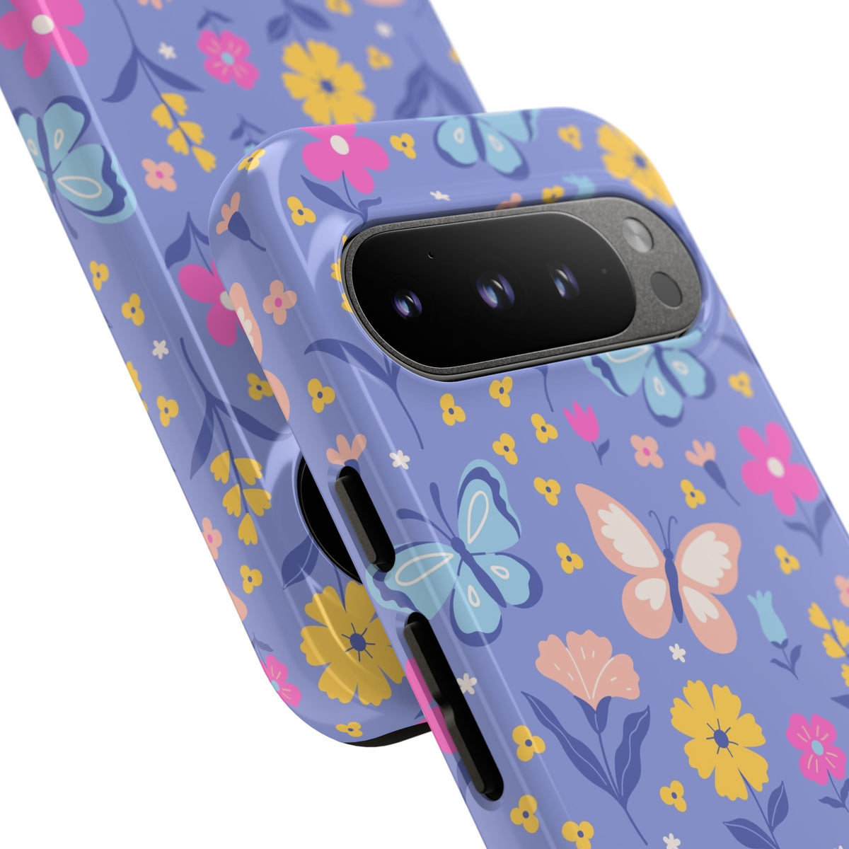 Lavender Butterflies: Tough Phone Case for iPhone, Samsung Galaxy and Google Pixel