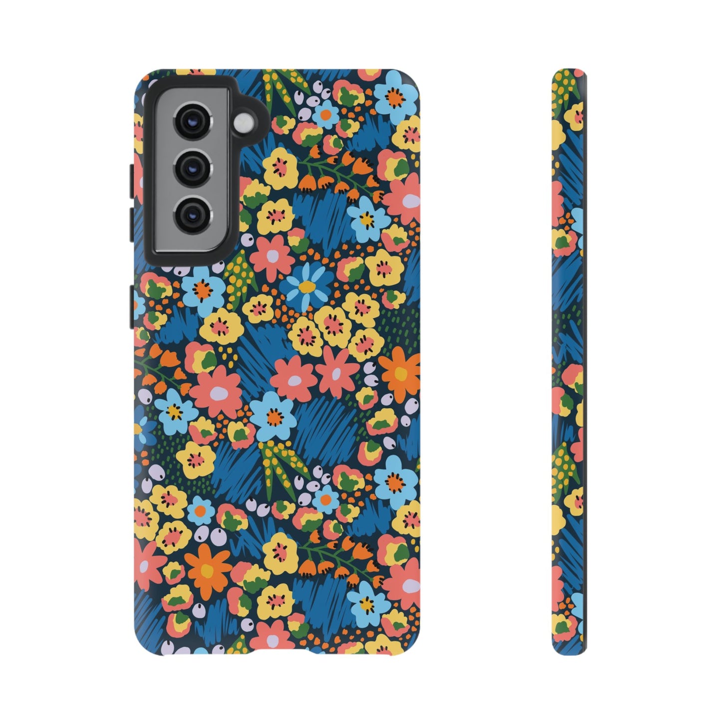 Bloom Burst: Color and Joy Themed Phone Case for iPhone, Samsung Galaxy and Google Pixel devices
