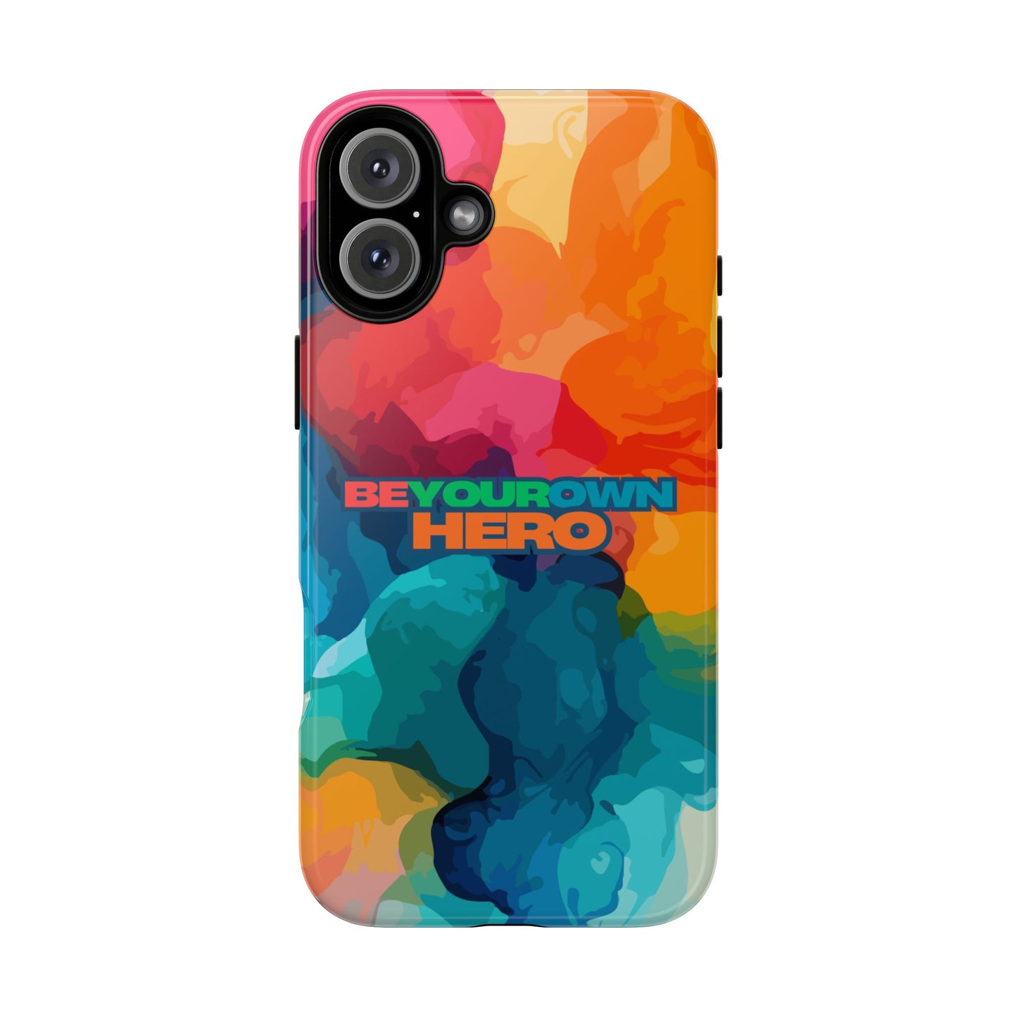 Be Your Own Hero: Inspiring Quote Phone Case for iPhone, Samsung Galaxy and Google Pixel