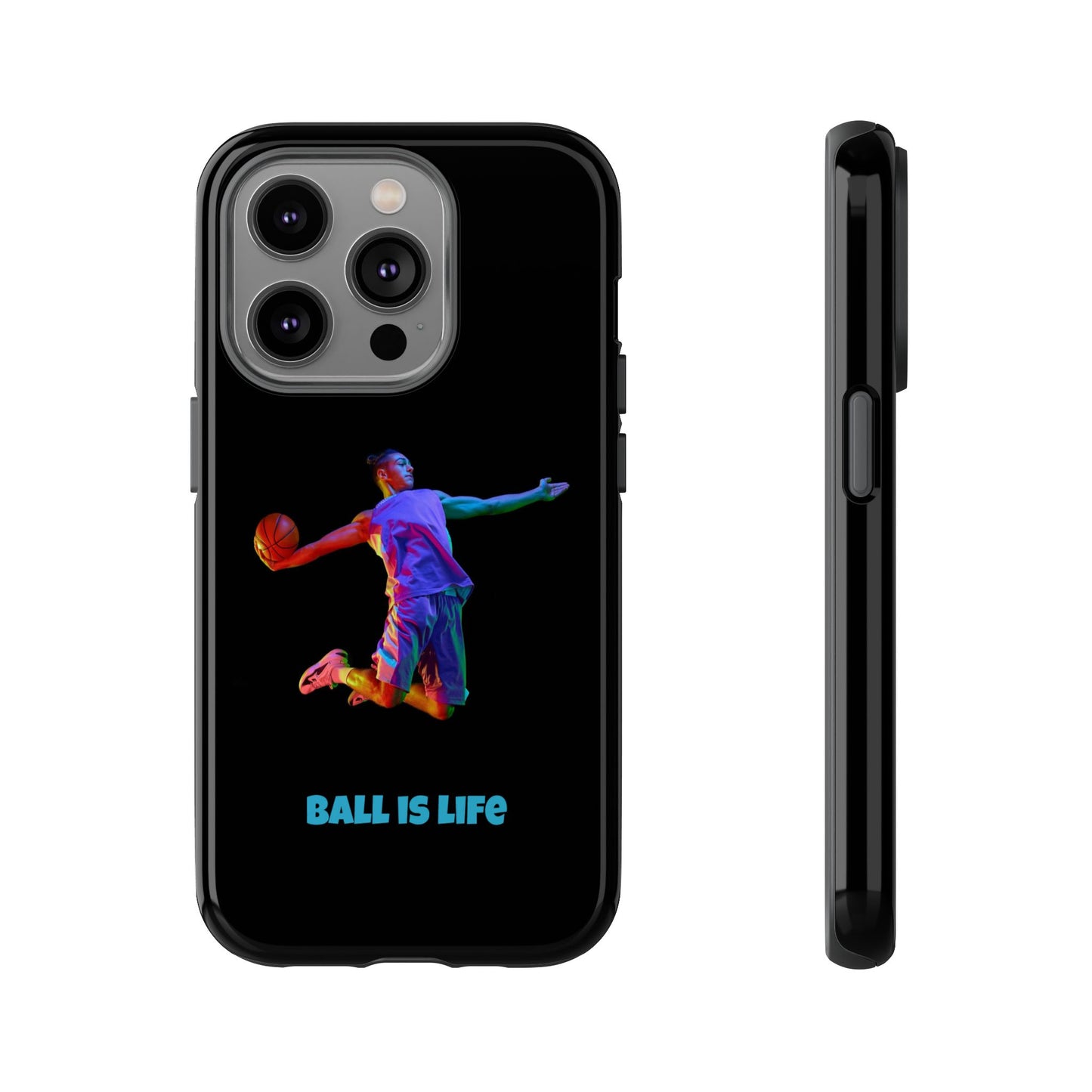 Ball is Life: Basketball Inspired Phone Case for iPhone, Samsung Galaxy and Pixel Devices
