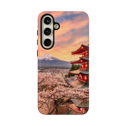 Mt. Fuji Sakura Dreams Phone Case for iPhone, Samsung Galaxy and Google Pixel devices