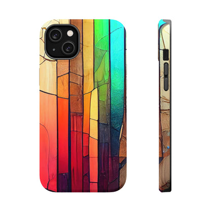 Stained Glass Design MagSafe Case for iPhone
