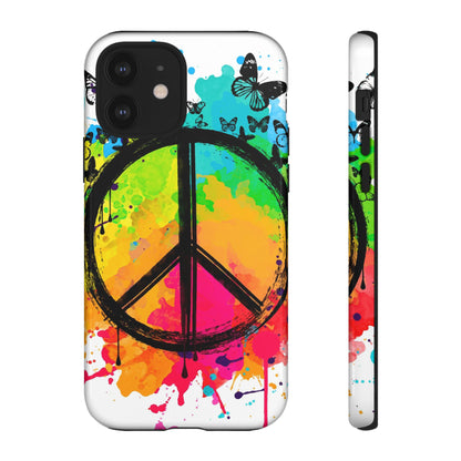 Peace Bloom: Inspiring Phone Case for iPhone and Samsung Galaxy