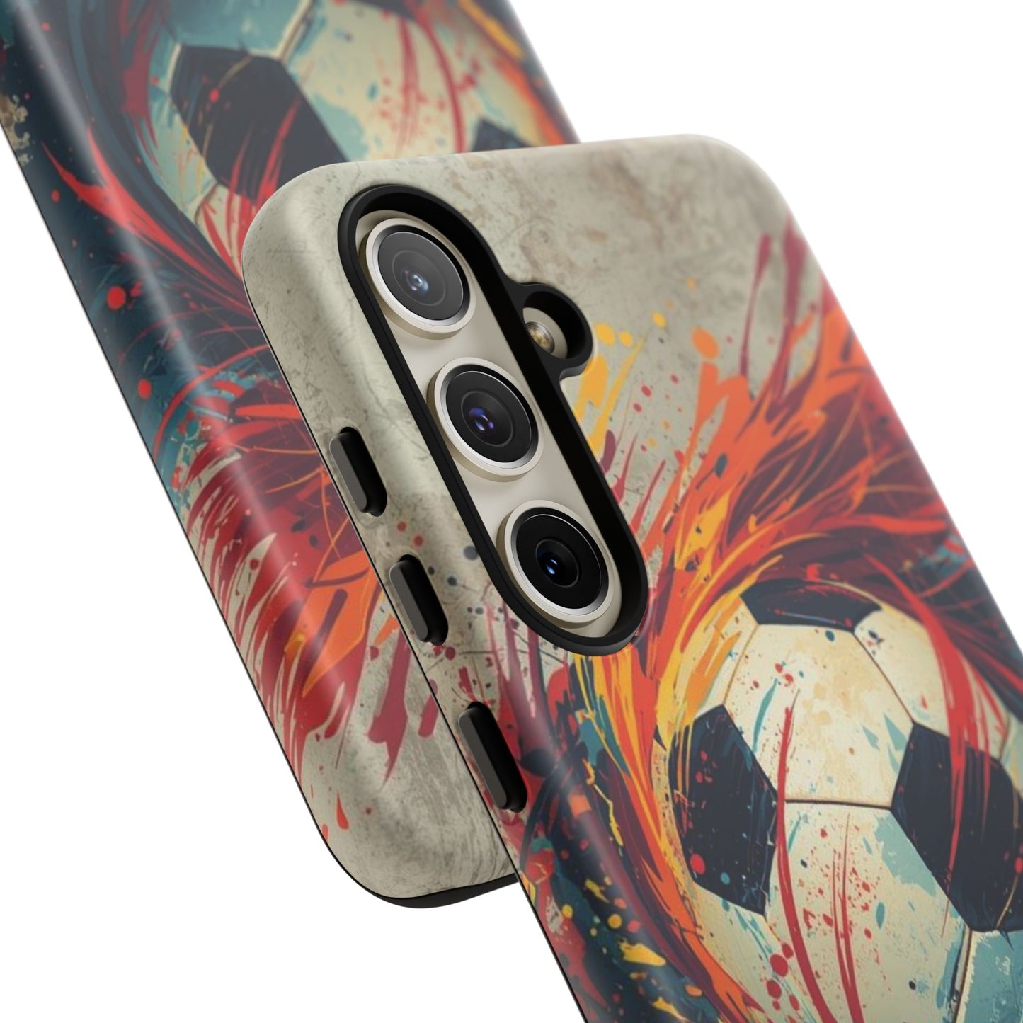Football Swirl: Phone Case for iPhone, Samsung Galaxy and Google Pixel devices