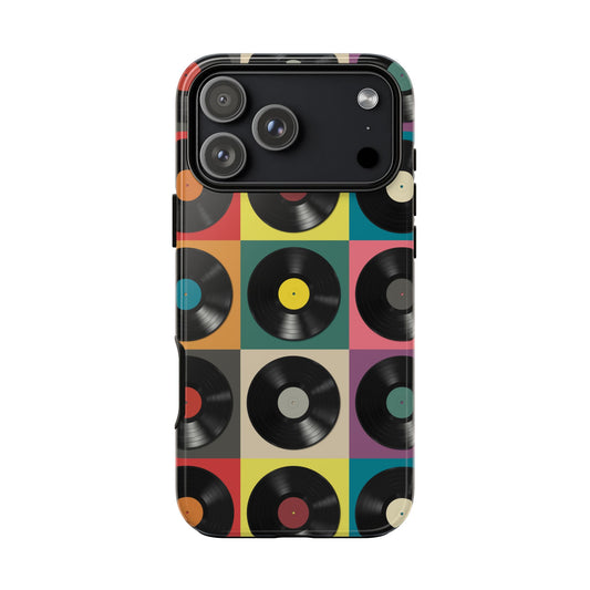 RetroGroove: Vinyl-Inspired Phone Case for iPhone, Samsung Galaxy and Google Pixel devices