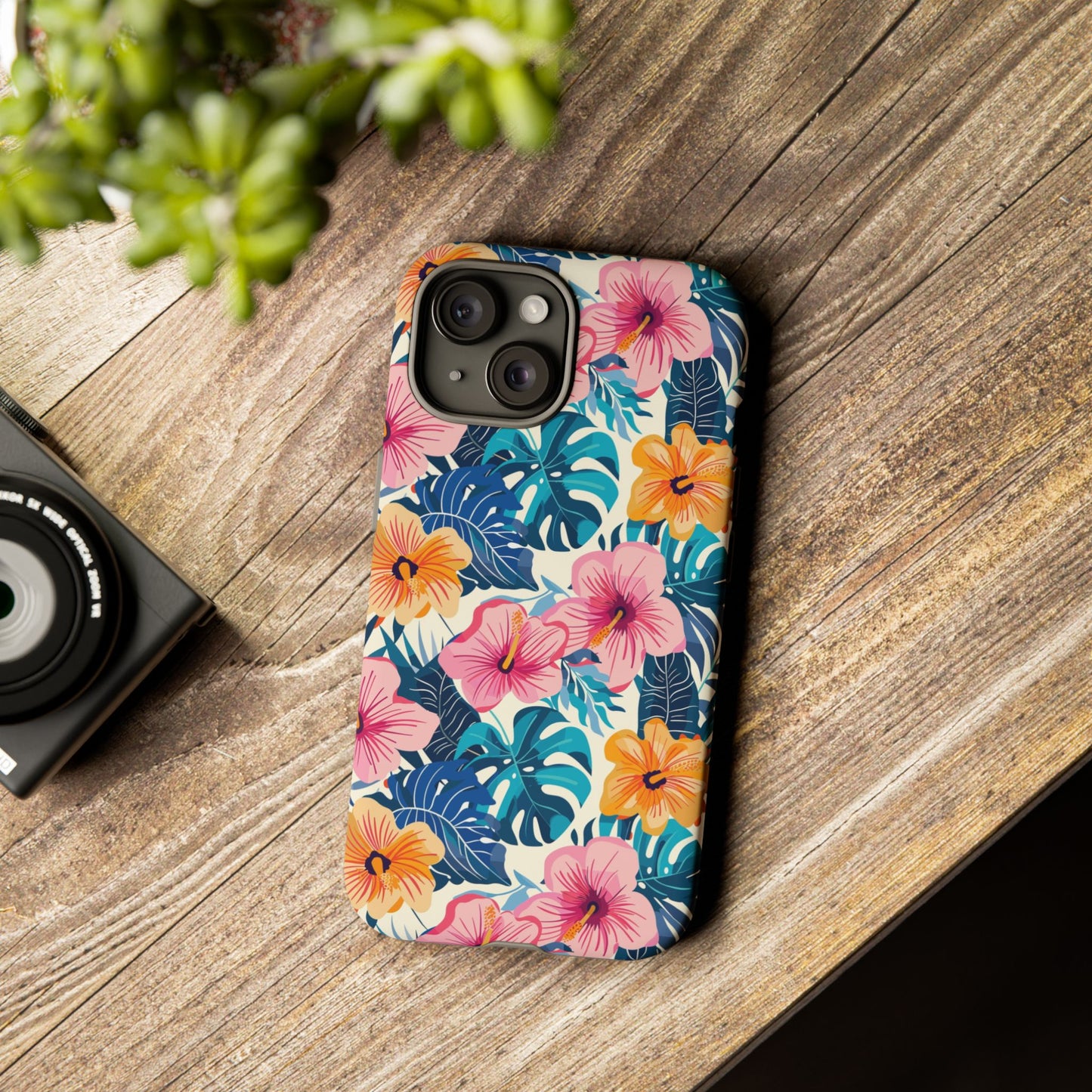 Hibiscus: Cute Floral Phone Case for iPhone, Samsung and Google Pixel