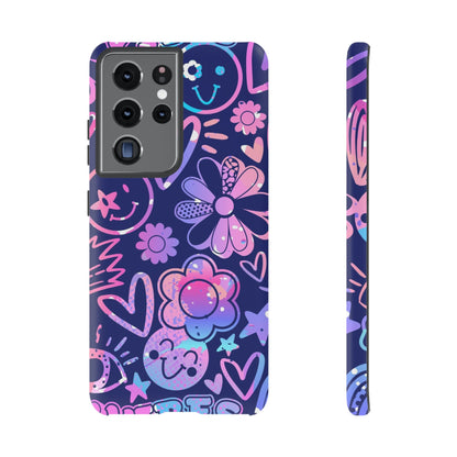 Live Inspired: Purple Tough Case for iPhone, Samsung Galaxy and Google Pixel devices