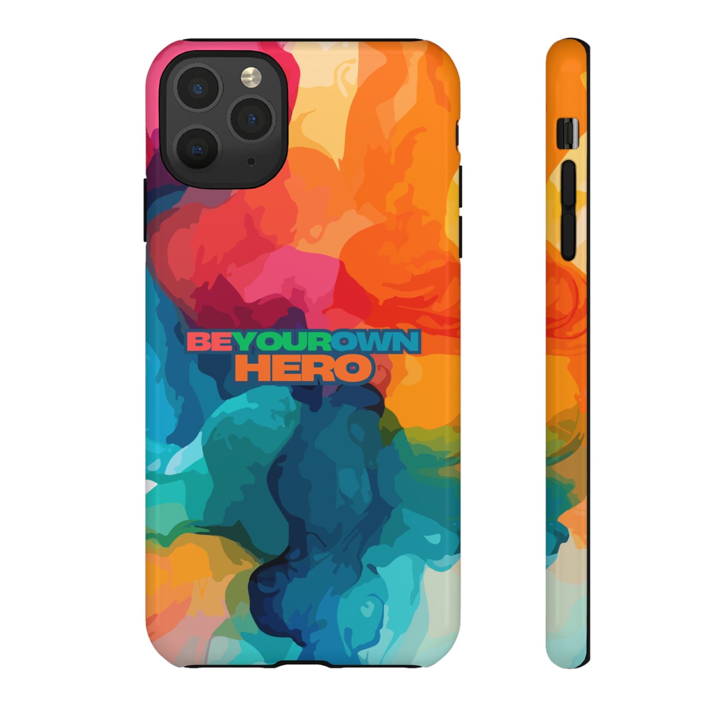 Be Your Own Hero: Inspiring Quote Phone Case for iPhone, Samsung Galaxy and Google Pixel