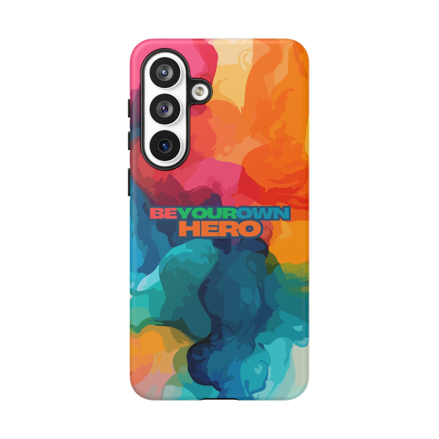 Be Your Own Hero: Inspiring Quote Phone Case for iPhone, Samsung Galaxy and Google Pixel