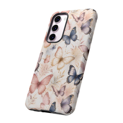 Butterfly Pastels Phone Case: Tough Case for iPhone and Samsung Galaxy devices