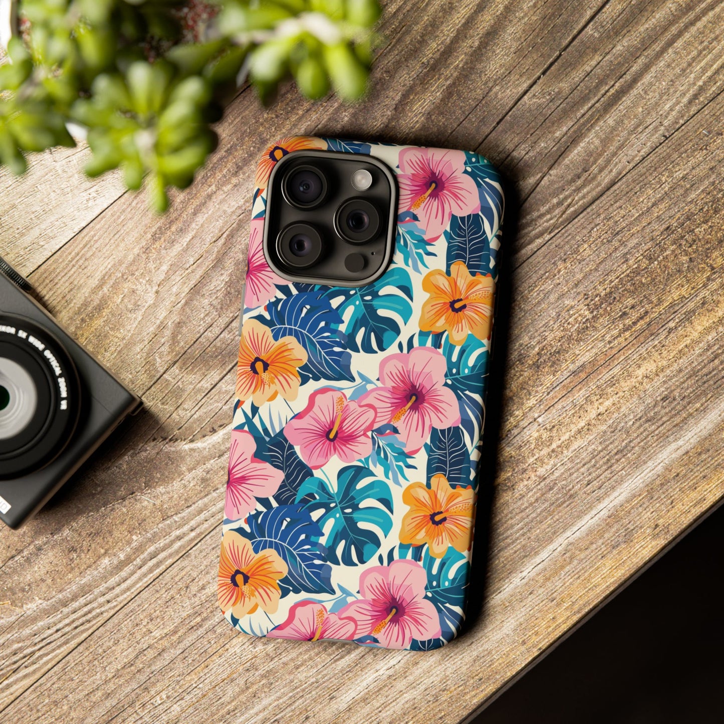 Hibiscus: Cute Floral Phone Case for iPhone, Samsung and Google Pixel